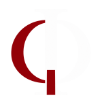 The Phi symbol from the Phinteq name, representing proportion, precision and purposeful design