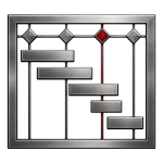 Framed schedule chart icon, representing Project and Program Management